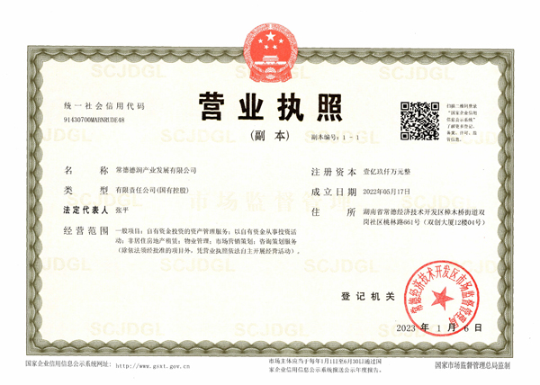 公司營(yíng)業(yè)執(zhí)照